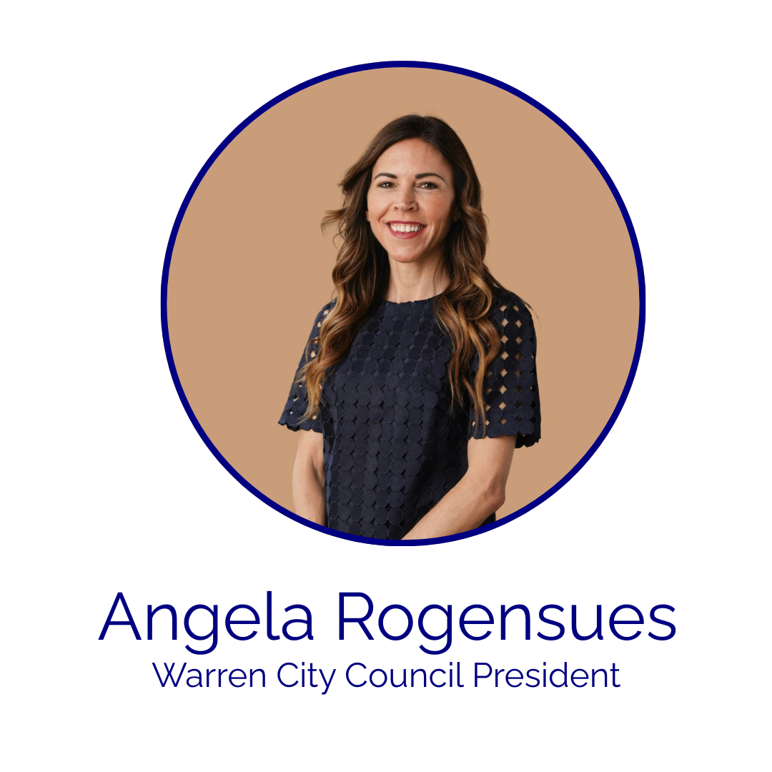 Image of Angela Rogensues, Warren City Council President.